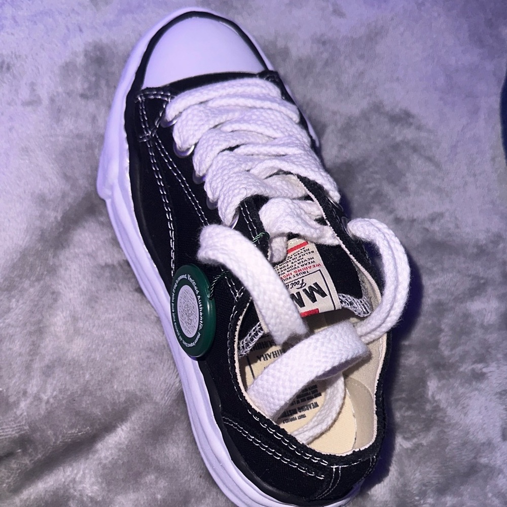 Kids Black and White Sneakers
